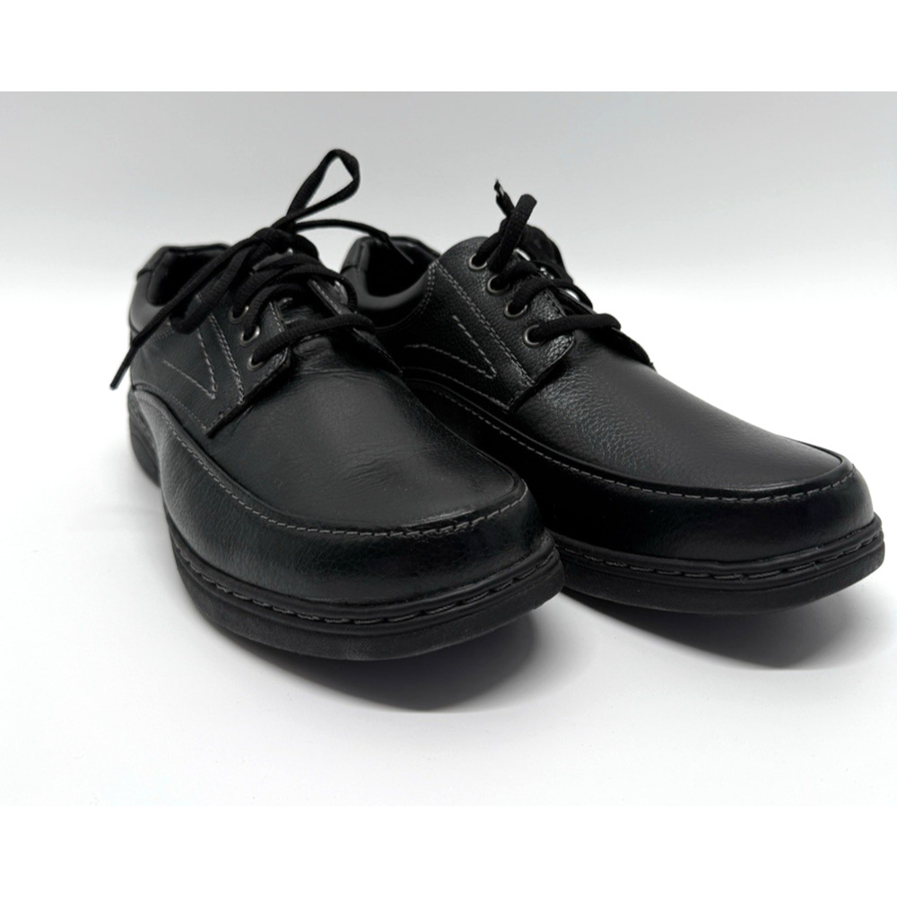 Croft & Barrow Wells Men's 9.5 M Black Leather Business Casual Shoes NIB - Picture 2 of 10